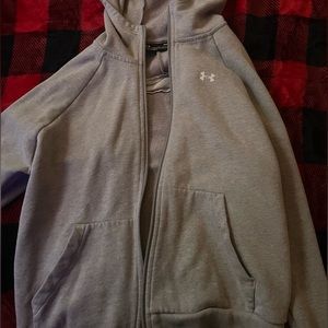 under armor light purple zip up